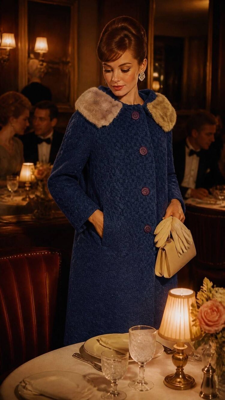 Vintage Boucle wool coat